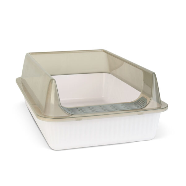 Macskaalom doboz – 51 x 35 x 10 cm – fehér, szürke 60098 Kisállat Macskaalom doboz – 51 x 35 x 10 cm – fehér, szürke 60098 Kisállat