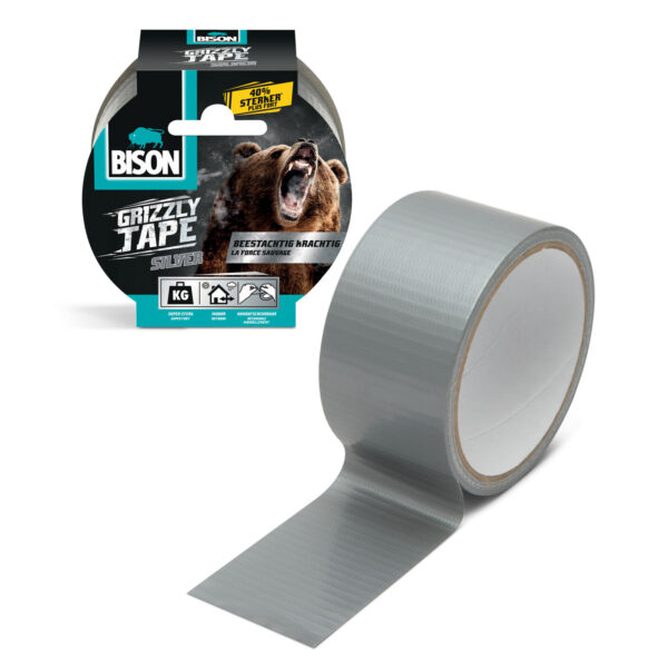 Grizzly szupererős szöveterősített ragasztószalag – szürke – 10 m  B12497 Egyéb