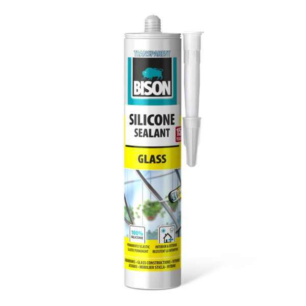 Bison üvegező szilikon, átlátszó, 280ml  B13754 Egyéb