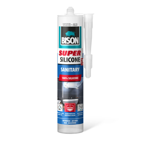 Bison Super szaniter szilikon, fehér, 280ml  B17047 Egyéb