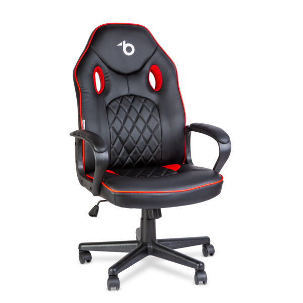 Gamer szék karfával – fekete / piros – 71 x 53 cm / 53 x 47 cm  BMD1116RD Egyéb