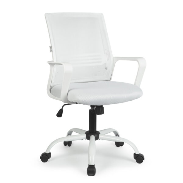 Irodai forgószék – fix karfával – fehér – 70 x 51 / 52 x 50 cm  BMD1119A Egyéb