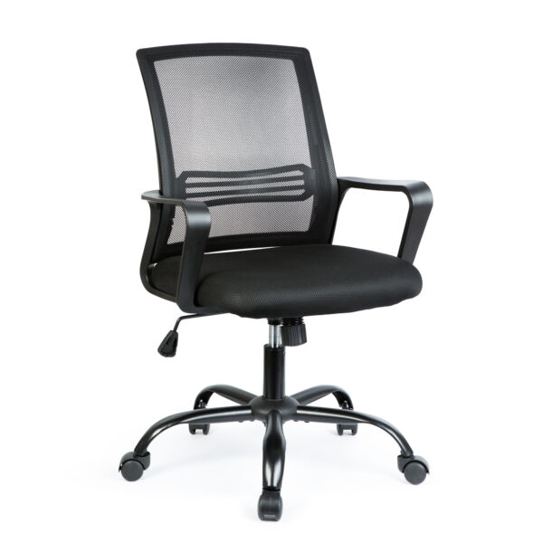 Irodai forgószék – fix karfával – fekete – 70 x 51 / 52 x 50 cm  BMD1119B Egyéb