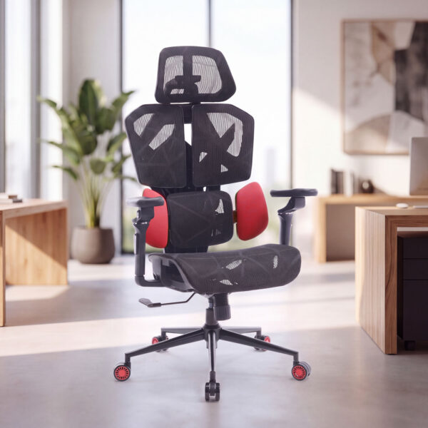 TitanMesh Pro Irodai forgószék oldalpárnával – piros – 119 x 72 x 73 cm BMD1123RD Egyéb TitanMesh Pro Irodai forgószék oldalpárnával – piros – 119 x 72 x 73 cm BMD1123RD Egyéb