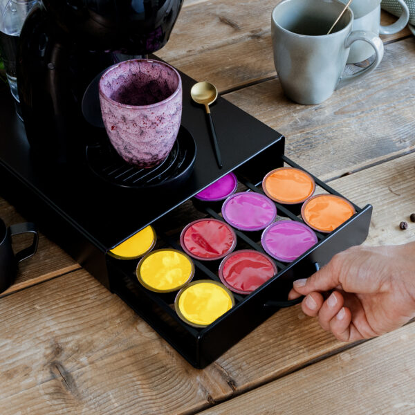 Fém kávékapszula tartó – 24 db Dolce Gusto kapszulához – króm  BW1001B Egyéb