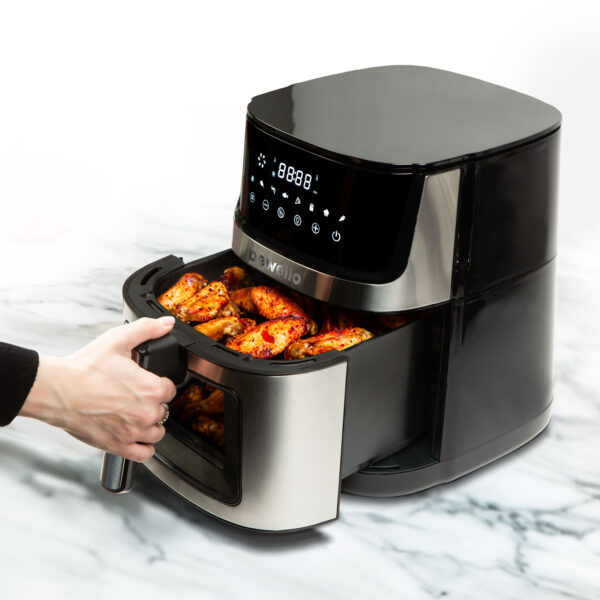 Olaj nélküli fritőz – XXL – alul-felül fűtőszálas – 230V – 7,5L  BW1002C Egyéb