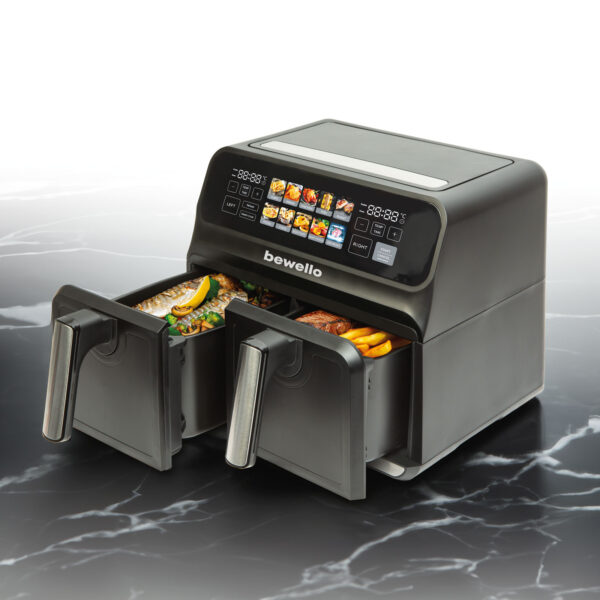 Olaj nélküli fritőz – XXL – alul-felül fűtőszálas – 230V – 7,5L  BW1002C Egyéb