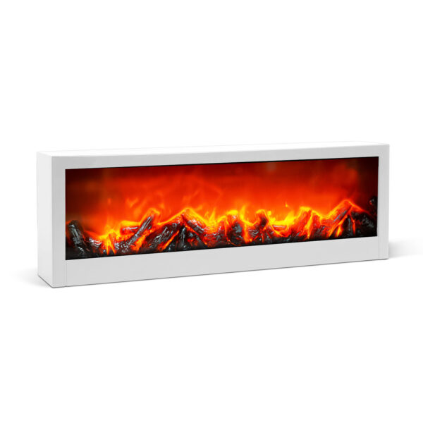 Kandalló LED-es lánghatással – elemes / USB-s – 60 x 10 x 20 cm  BW2015 Egyéb