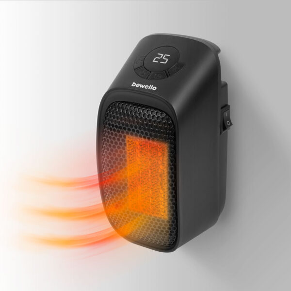 Smart fali hősugárzó – 1000/2000W – Tuya – 220 – 240V – fekete  BW2103A Egyéb
