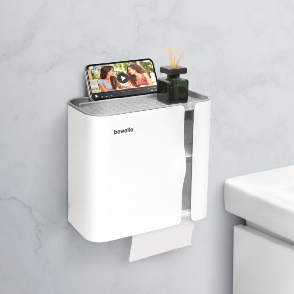 WC-papír tartó szekrény – fehér – 205 x 125 x 220 mm  BW3004 Egyéb