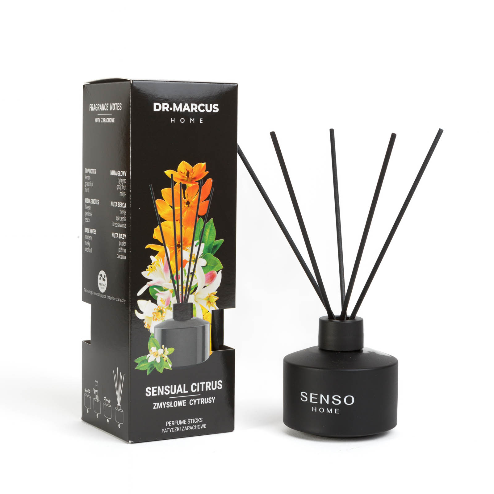 Dr. Marcus Home Perfume Sticks 100 ml – Sensual Citrus DRM07724 Autóillatosítók Dr. Marcus Home Perfume Sticks 100 ml – Sensual Citrus DRM07724 Autóillatosítók