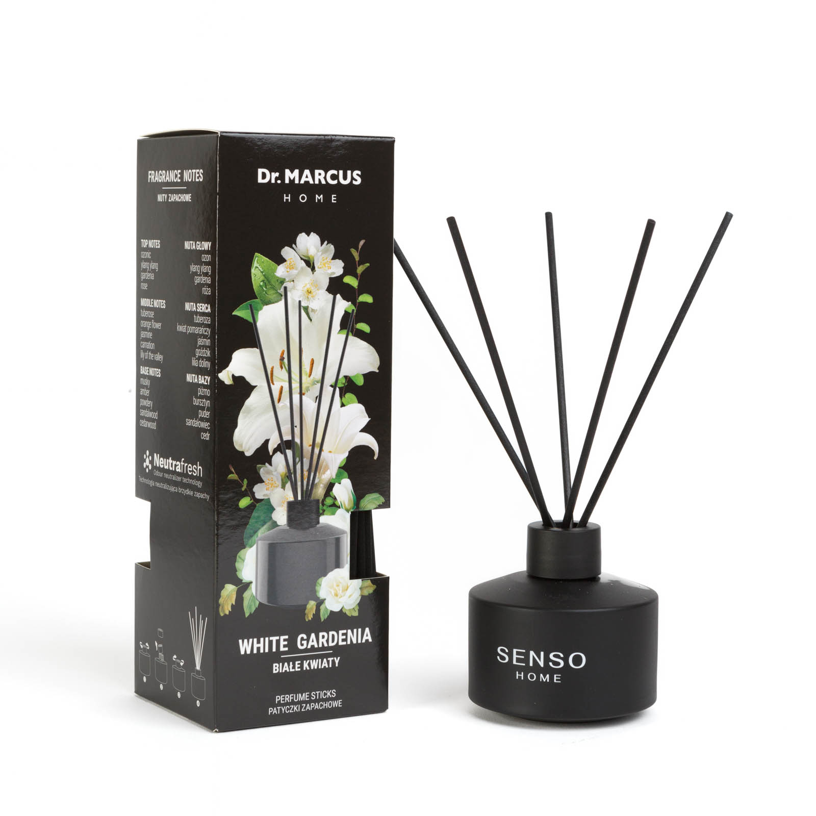 Dr. Marcus Home Perfume Sticks 100 ml – White Gardenia DRM07727 Autóillatosítók Dr. Marcus Home Perfume Sticks 100 ml – White Gardenia DRM07727 Autóillatosítók
