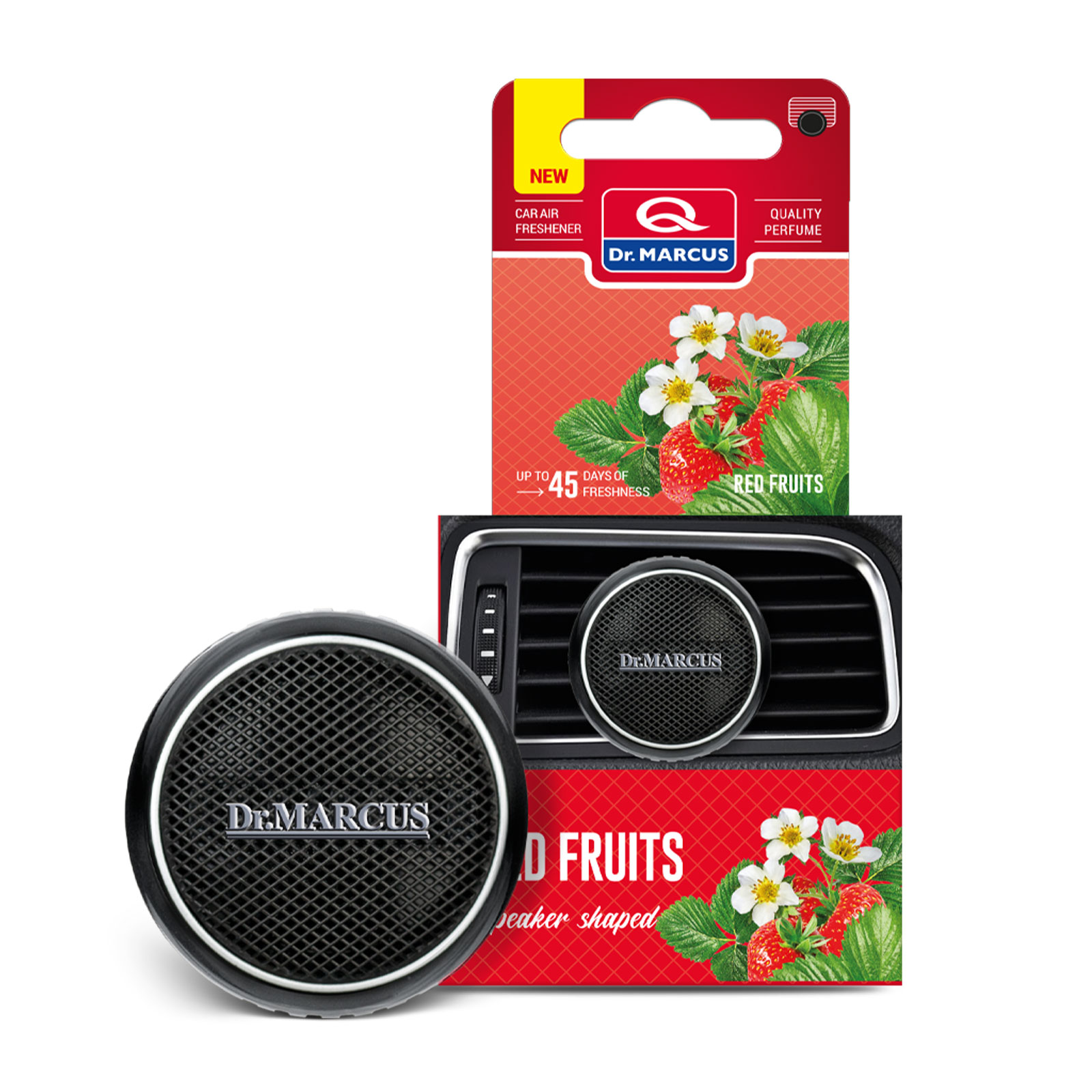 Dr. Marcus Speaker Shaped – Red Fruits – Autóillatosító DRM07805 Autóillatosítók Dr. Marcus Speaker Shaped – Red Fruits – Autóillatosító DRM07805 Autóillatosítók