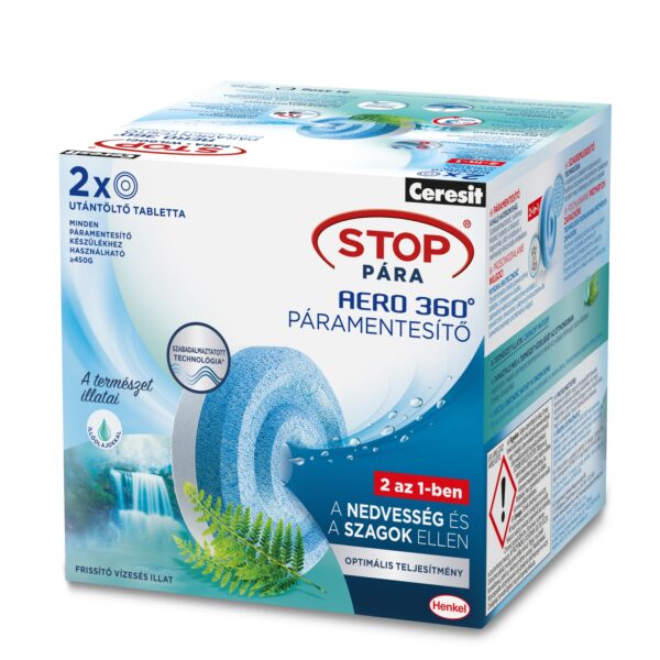 Stop Pára utántöltő tabletta – „Frissítő vízesés” – 2 x 450 g  H2629464 Egyéb
