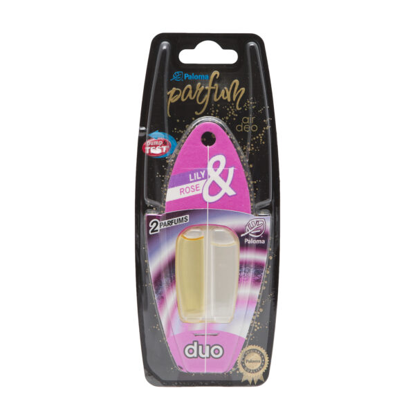 Illatosító – Paloma Duo Parfüm – Rose and Lily – 2 x 3 ml  P07804 Egyéb