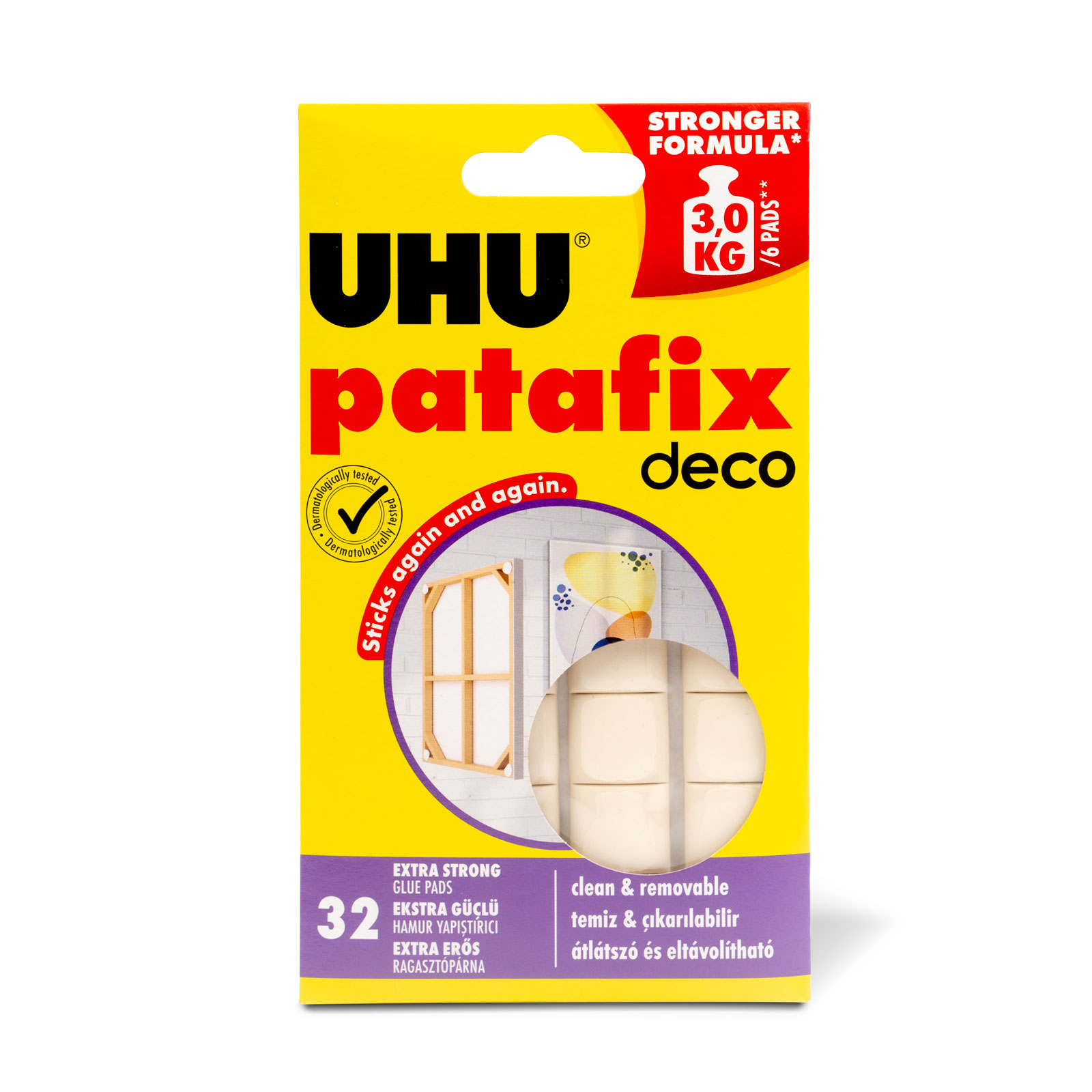 Patafix homedeco – fehér gyurmaragasztó – 32 db / csomag U40660 Egyéb Patafix homedeco – fehér gyurmaragasztó – 32 db / csomag U40660 Egyéb