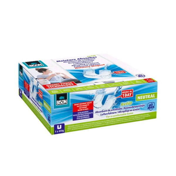 AirMax páramentesítő utántöltő mágnes tabletta, illatmentes – 450 g  B13348 Egyéb