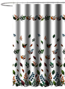 Textil zuhanyfüggöny, Flowers 180x180cm Fürdőszobai kiegészítők