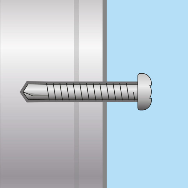 Önfúró laposfejű lemezcsavar – 4,2 x 19 mm – 60 db / csomag  04806 Csavarok, tiplik
