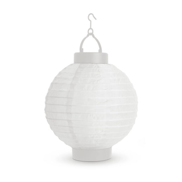 Szolár lampion – fehér – hidegfehér LED – 21 cm  11399F-WH Szolárok