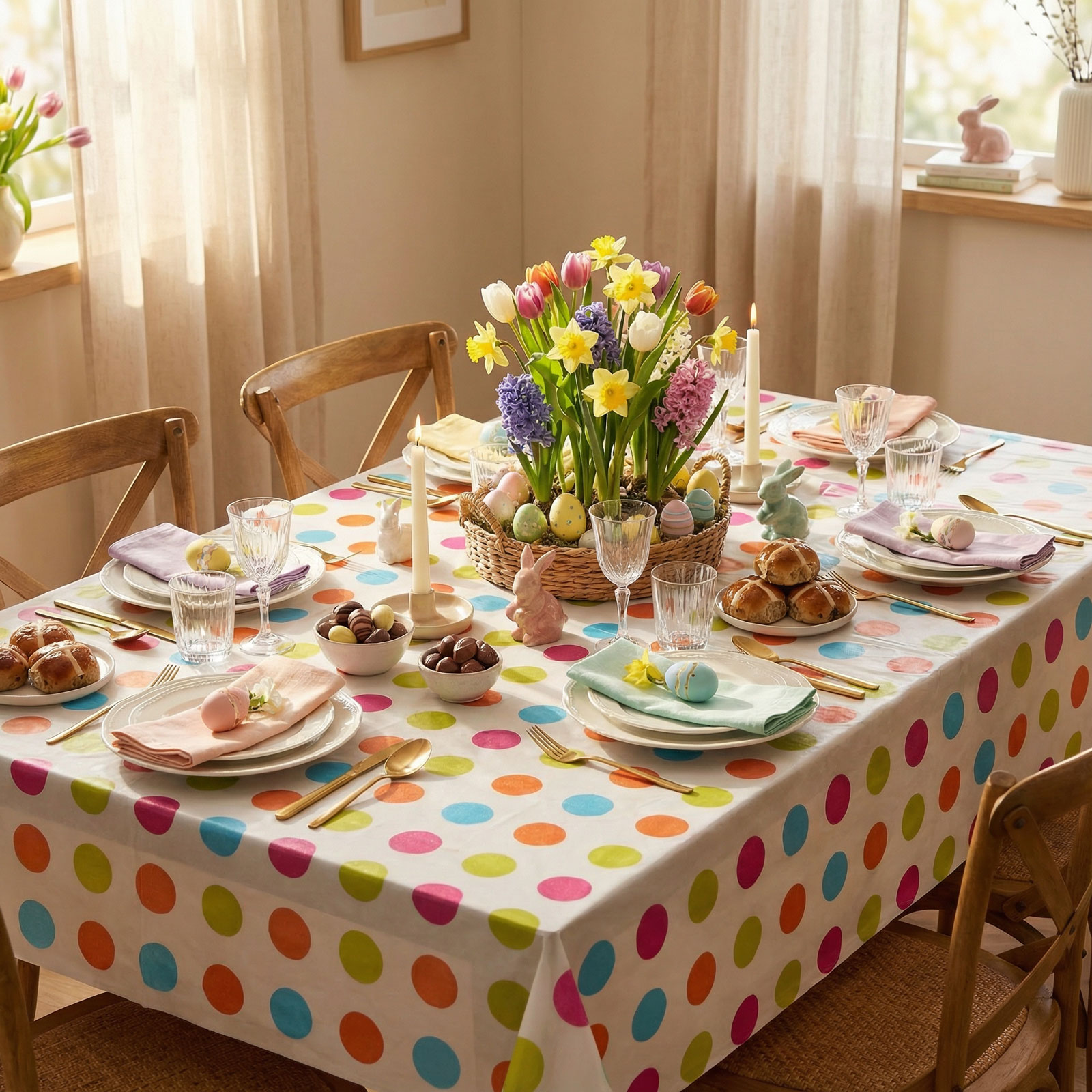 Húsvéti asztalterítő – flannel – 132 x 178 cm 57953 Egyéb Húsvéti asztalterítő – flannel – 132 x 178 cm 57953 Egyéb