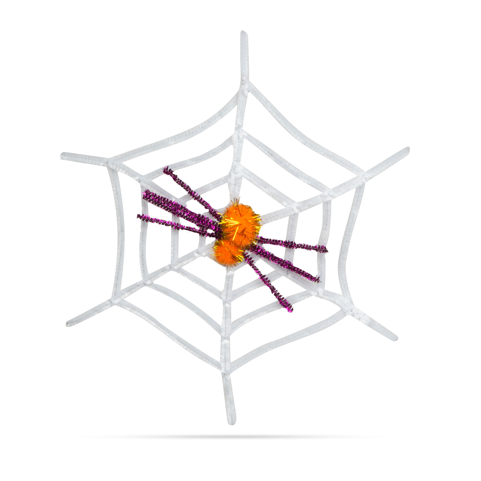 Pókháló pókkal – halloween-i dekoráció – fehér 58101 Egyéb Pókháló pókkal – halloween-i dekoráció – fehér 58101 Egyéb