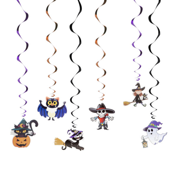 Halloween-i papír girland – „Happy Halloween” felirat – 3,5 m  58170 Egyéb