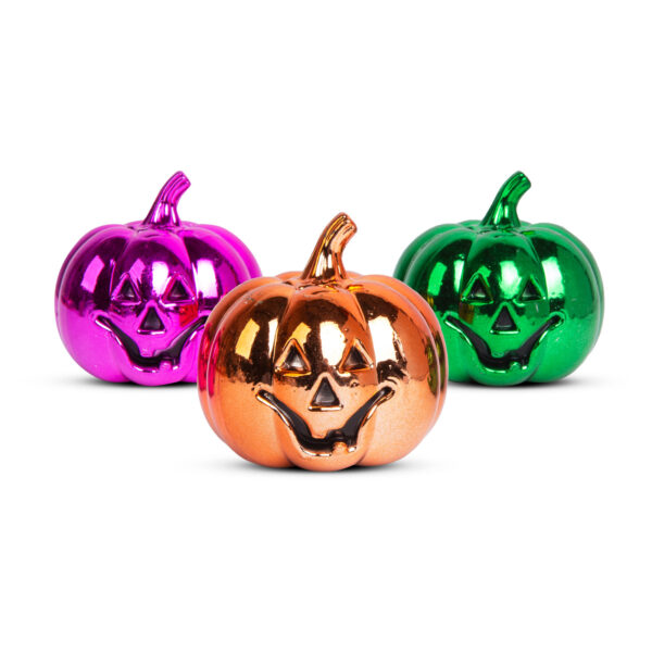 Halloween-i tök dekoráció – fényes – 6 cm – 3 szín / csomag 58180 Egyéb Halloween-i tök dekoráció – fényes – 6 cm – 3 szín / csomag 58180 Egyéb