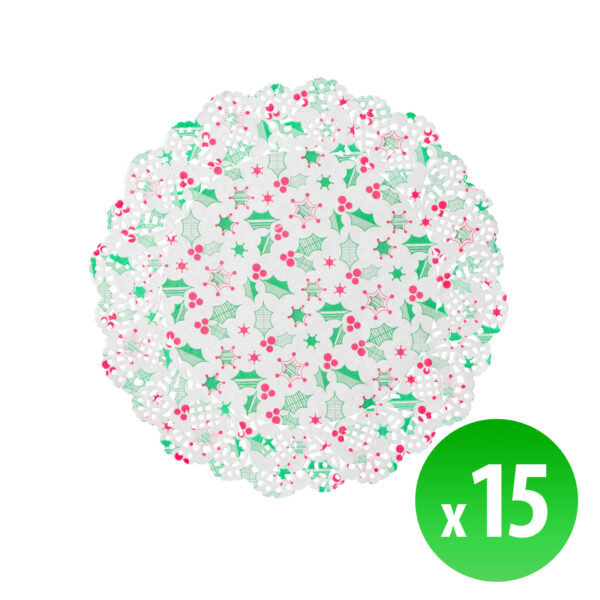 Karácsonyi tortacsipke – 16,5 cm – 20 db / csomag  58696 Egyéb