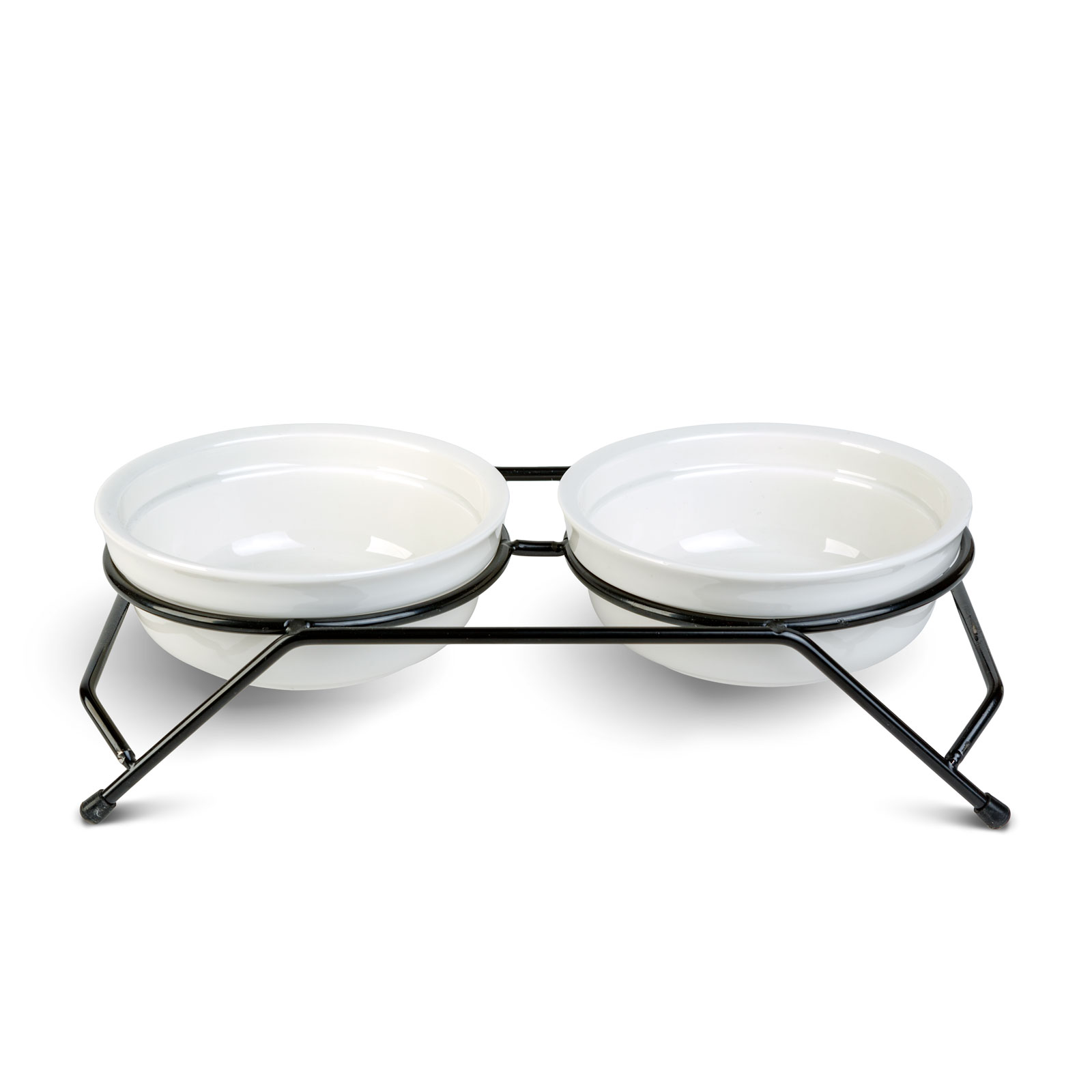 Emelt etetőállvány kerámia tálakkal – fehér tálak – 30 x 14 x 7,5 cm 60058 Egyéb Emelt etetőállvány kerámia tálakkal – fehér tálak – 30 x 14 x 7,5 cm 60058 Egyéb