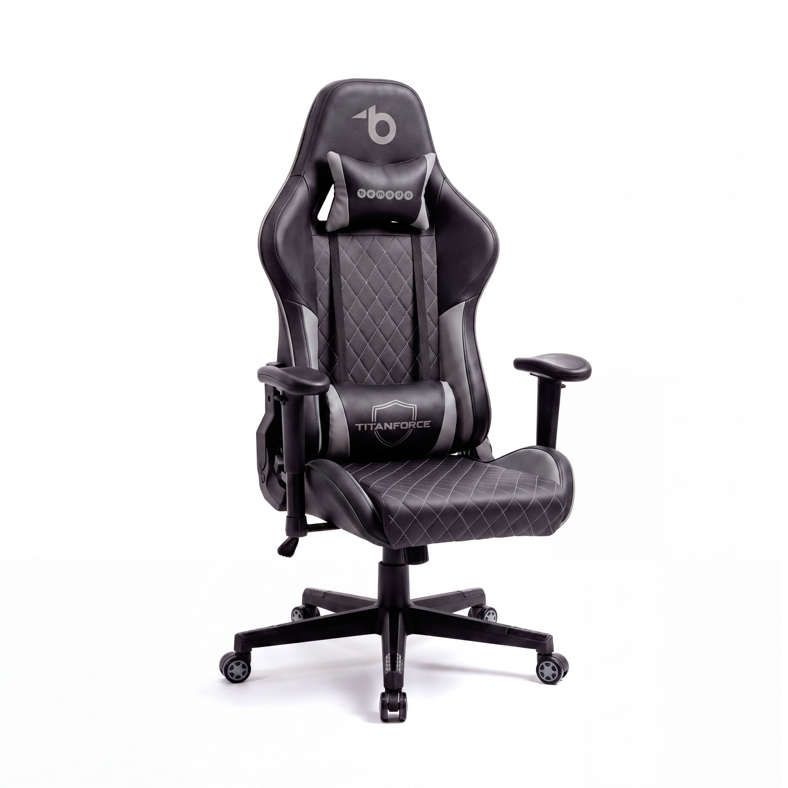 TItanForce gamer szék párnával – fekete/szürke – 122 x 65 x 53 cm BMD1124GY Egyéb TItanForce gamer szék párnával – fekete/szürke – 122 x 65 x 53 cm BMD1124GY Egyéb