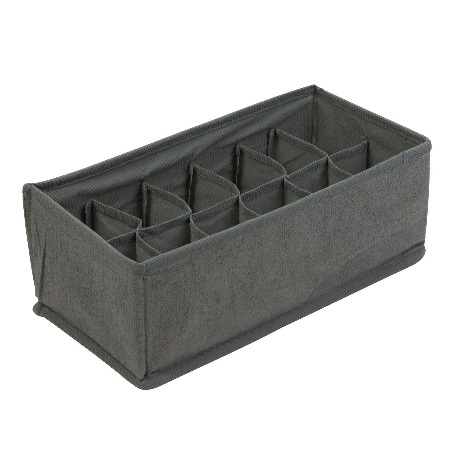 Szövet tárolódoboz – 32 x 16 x 11 cm – 12 zseb – szürke BW2079 Egyéb Szövet tárolódoboz – 32 x 16 x 11 cm – 12 zseb – szürke BW2079 Egyéb