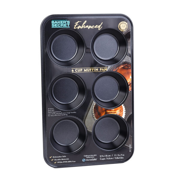 Baker’s Secret – Enhance Collection 6-os muffin sütőforma – 29.4 x 18.1 x 3.3 cm  DA00952 Egyéb