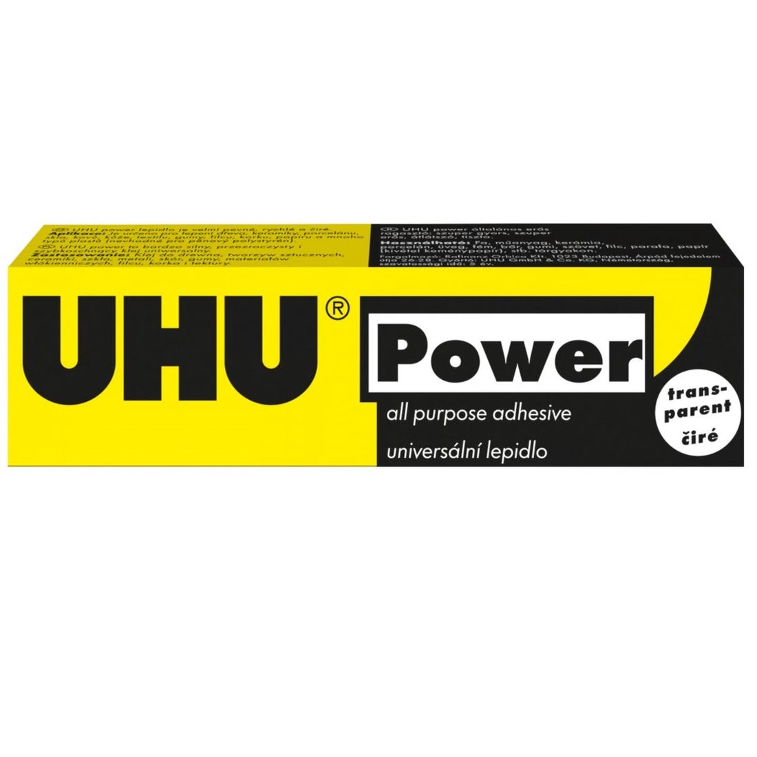 UHU univerzális átlátszó ragasztó POWER TRANSPARENT 45 g U40328 Egyéb UHU univerzális átlátszó ragasztó POWER TRANSPARENT 45 g U40328 Egyéb