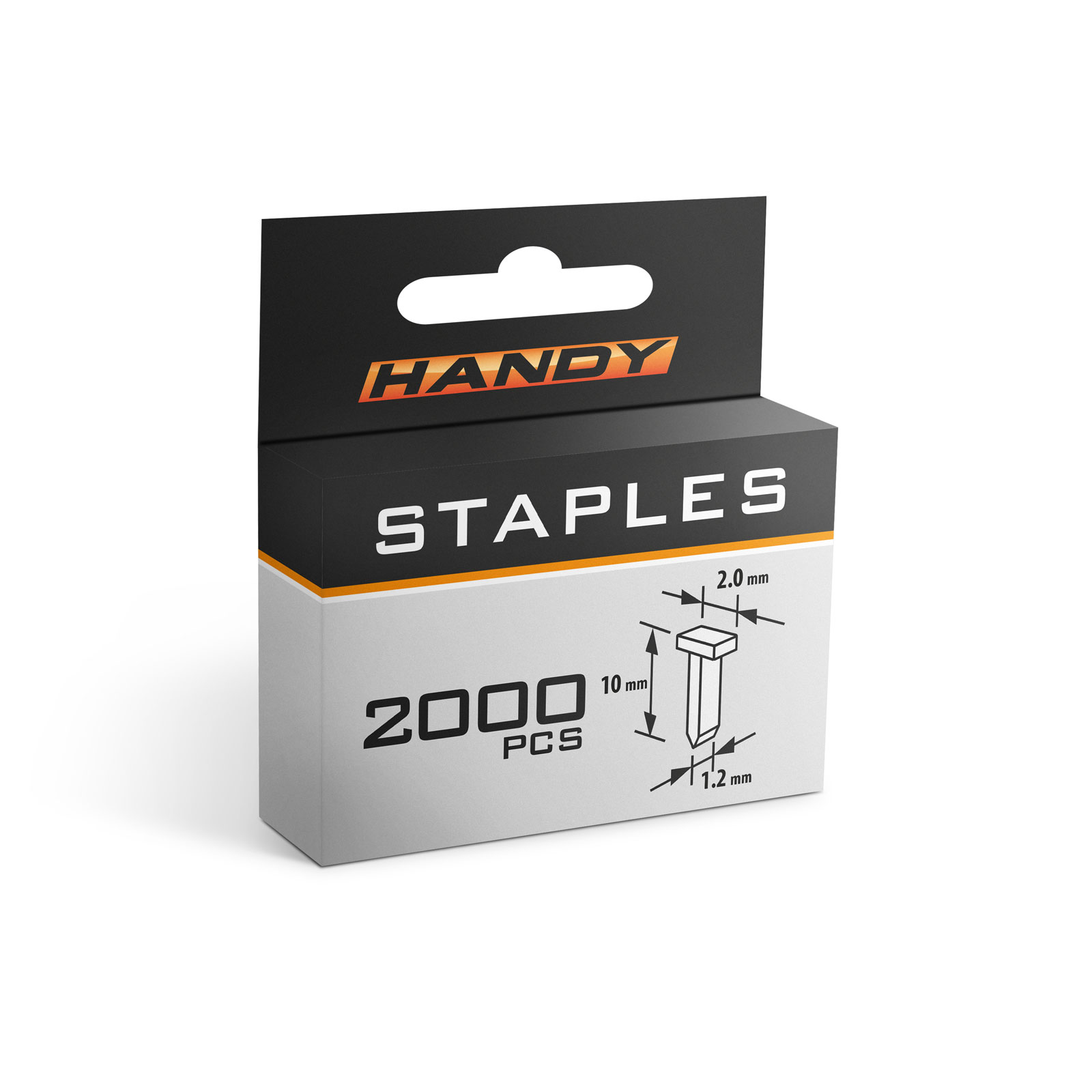 Tűzőkapocs – 1,2 x 2 x 10 mm – 2000 db 10443C Kézi szerszámok Tűzőkapocs – 1,2 x 2 x 10 mm – 2000 db 10443C Kézi szerszámok