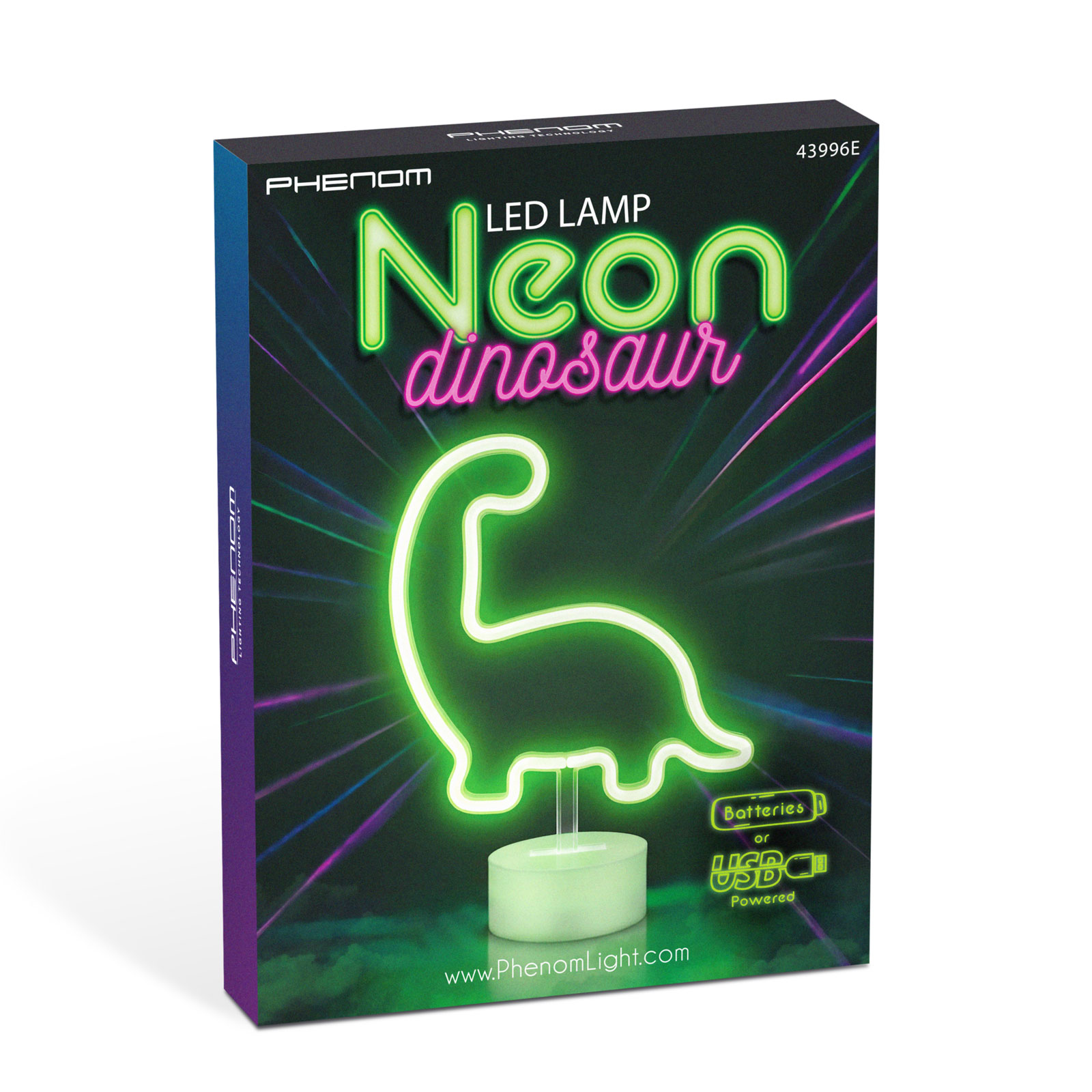Neon LED lámpa – zöld dinoszaurusz – 3 x AA + USB – 25,9 x 8,5 x 24,3 cm 43996E Egyéb Neon LED lámpa – zöld dinoszaurusz – 3 x AA + USB – 25,9 x 8,5 x 24,3 cm 43996E Egyéb