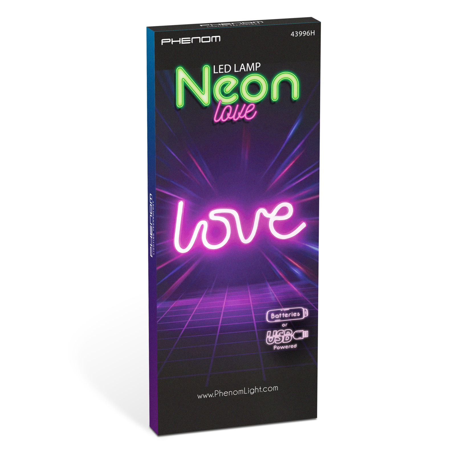 Neon LED lámpa – rózsaszín „Love” – 3 x AA + USB – 34 x 1.6 x 12,5 cm 43996H Egyéb Neon LED lámpa – rózsaszín „Love” – 3 x AA + USB – 34 x 1.6 x 12,5 cm 43996H Egyéb