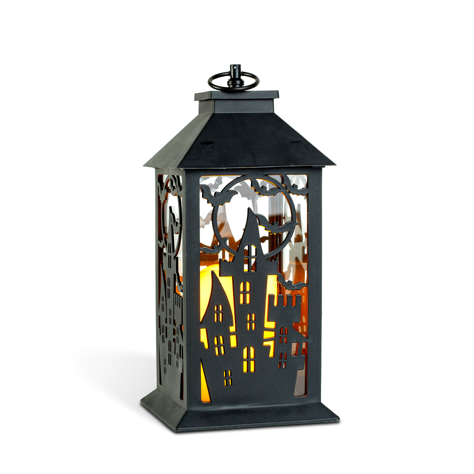 Halloween-i pislákoló lámpás – kastély – elemes – fekete – 30 x 14 cm 56621A Világítás Halloween-i pislákoló lámpás – kastély – elemes – fekete – 30 x 14 cm 56621A Világítás