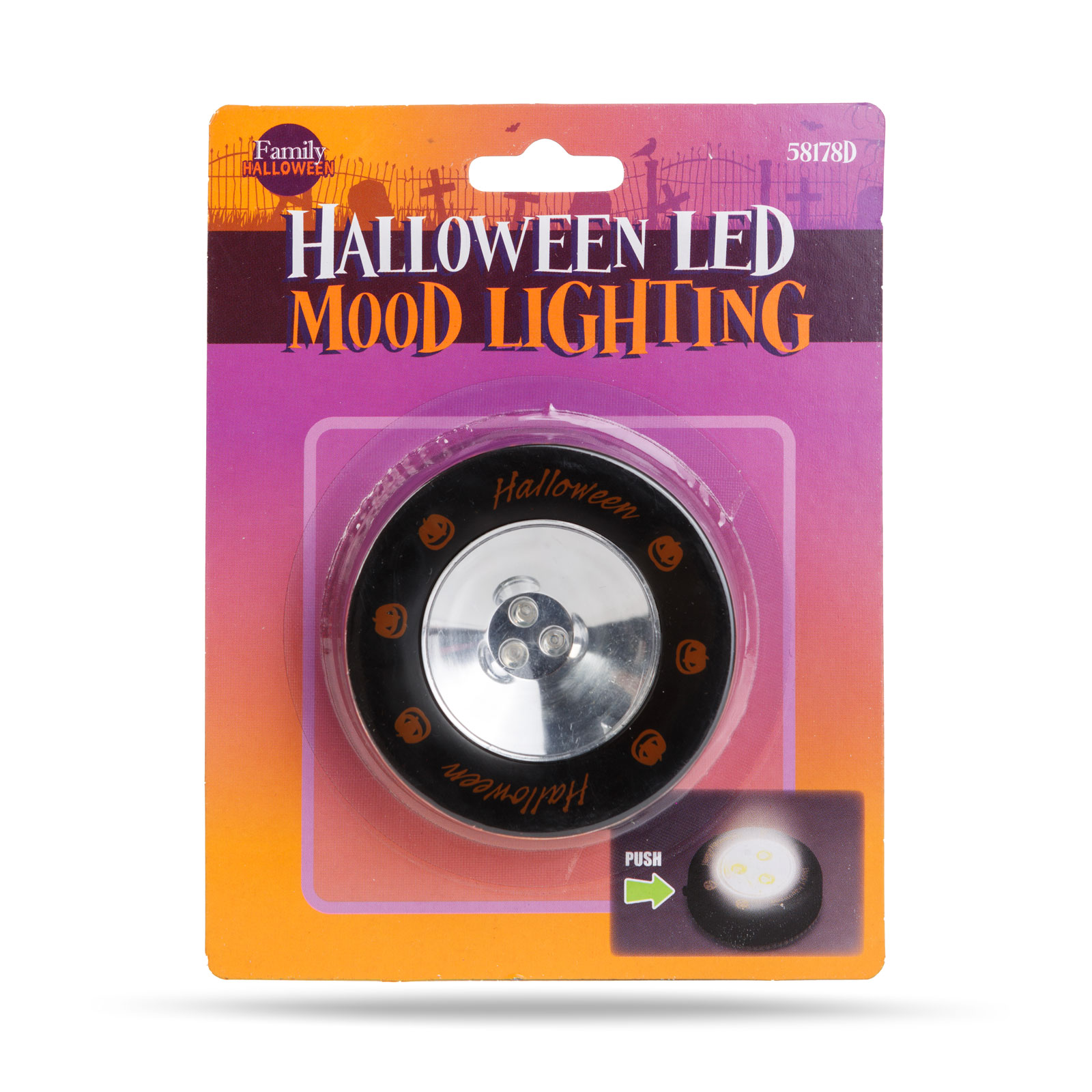 Halloween-i LED hangulatvilágítás – 3 LED – 3 x AAA – fekete, tök 58178D Egyéb Halloween-i LED hangulatvilágítás – 3 LED – 3 x AAA – fekete, tök 58178D Egyéb