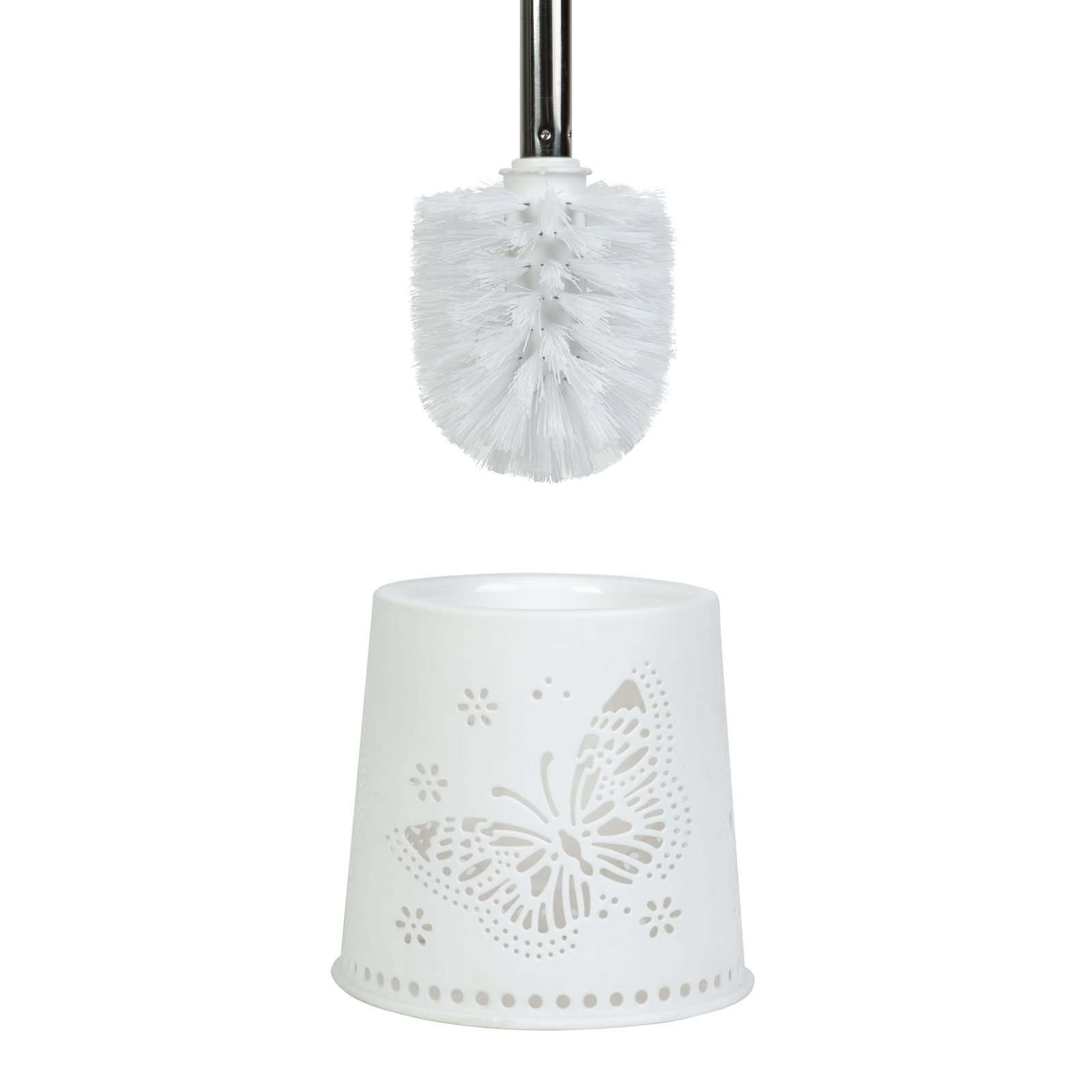 WC kefe + tartó – pillangós – 49 x 13 x 13 cm – fehér BW3033 Egyéb WC kefe + tartó – pillangós – 49 x 13 x 13 cm – fehér BW3033 Egyéb