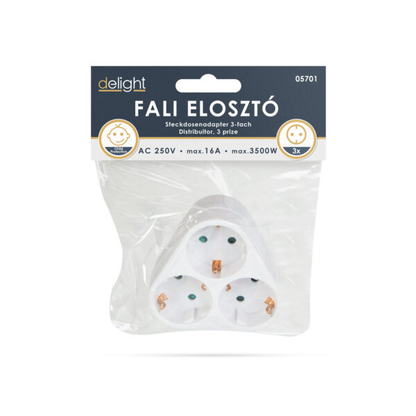3-as fali elosztó – földelt  05701
