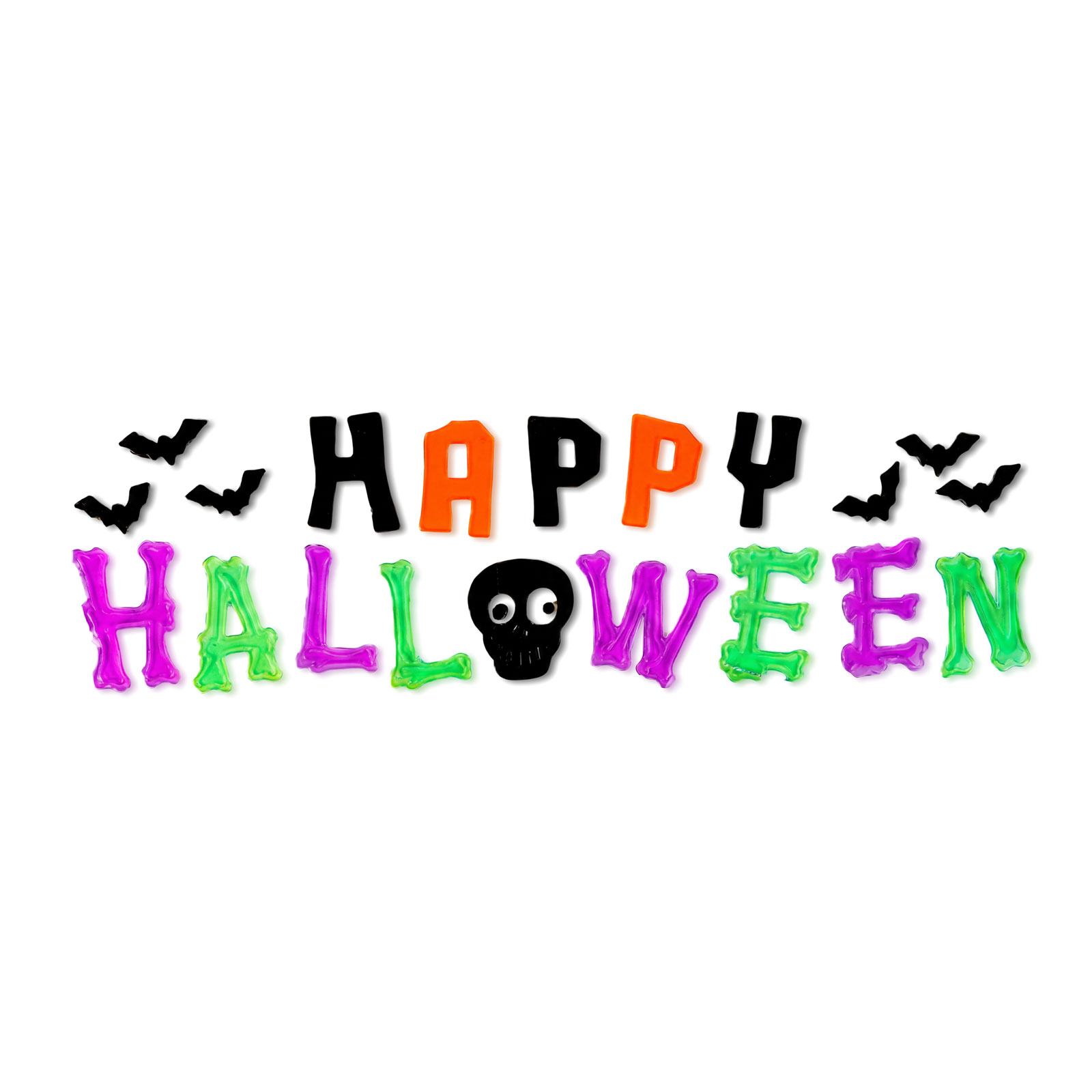 Halloween gél ablakmatrica szett – 50 x 15 cm – 2 féle 56613 Dekoráció Halloween gél ablakmatrica szett – 50 x 15 cm – 2 féle 56613 Dekoráció
