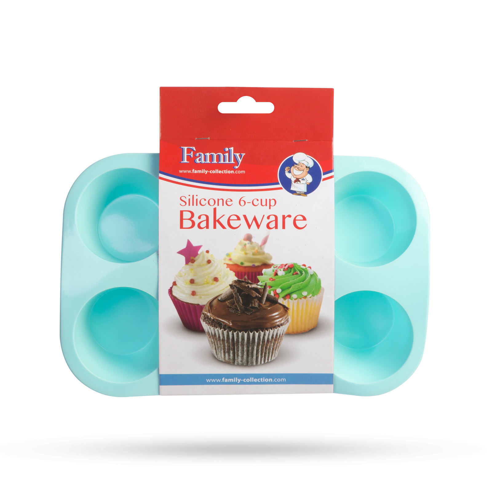 Szilikon muffinsütő-forma – 6 adagos 57280BL Egyéb Szilikon muffinsütő-forma – 6 adagos 57280BL Egyéb