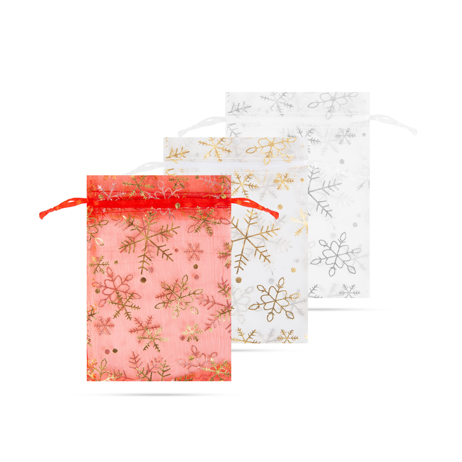 Organza ajándéktasak – 3 féle – 10 x 15 cm 58078A Egyéb Organza ajándéktasak – 3 féle – 10 x 15 cm 58078A Egyéb