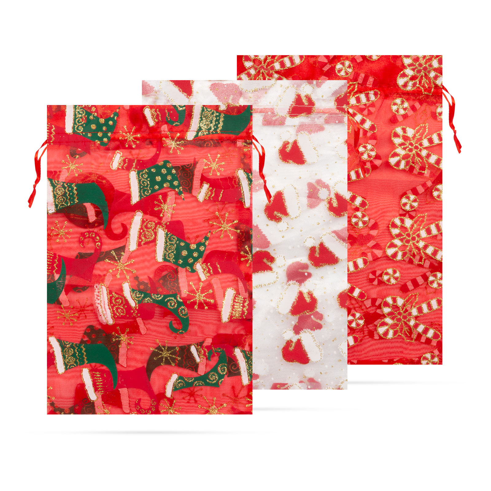 Organza ajándéktasak – 3 féle – 20 x 30 cm 58078C Egyéb Organza ajándéktasak – 3 féle – 20 x 30 cm 58078C Egyéb