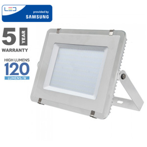 50W LED reflektor Samsung chip szürke 4000K – PRO464 V-TAC LED 4000K