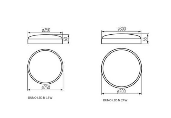 Kanlux DUNO LED 15W-NW-O lámpa 4000K 31091 KANLUX 4000K