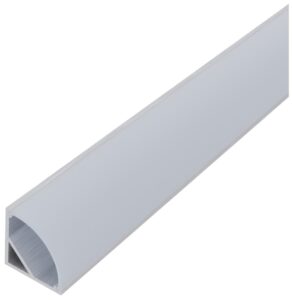 Avide Alu Profil “V” 15.8×15.8mm Sarok Opál búrával 1m, “szett” | BR (SKU:AAP-C-1M-S-MK) Sarok