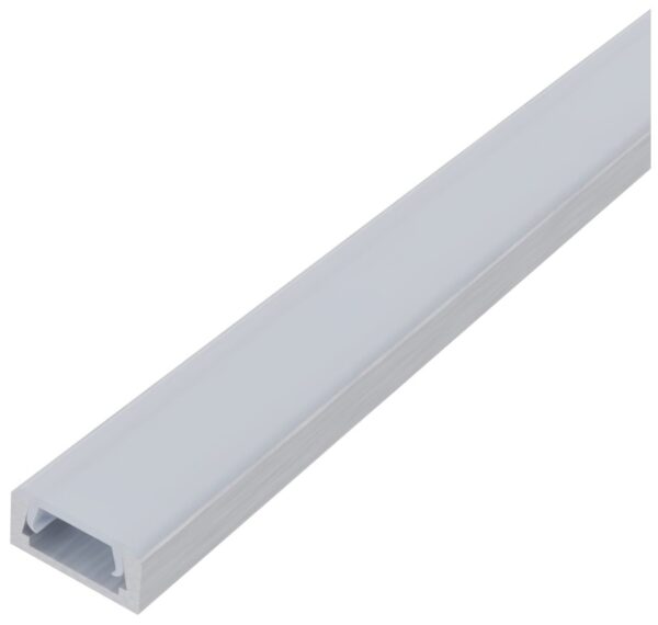 Avide Alu Profil „U” 15.9×7.8mm Falon Kivüli Opál búrával 1m, „szett” | BR (SKU:AAP-N-1M-S-MK) LED profilok