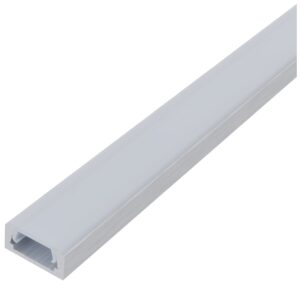 Avide Alu Profil “U” 15.9×7.8mm Falon Kivüli Opál búrával 2m, “szett” | BR (SKU:AAP-N-2M-S-MK) Falon kívüli/Süllyeszthető